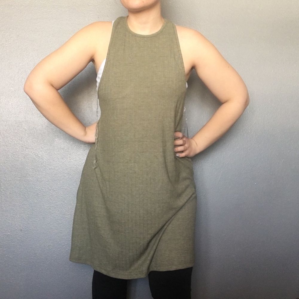 O’Neill • Green MIDI Racerback Dress Size Small - Picture 1 of 5